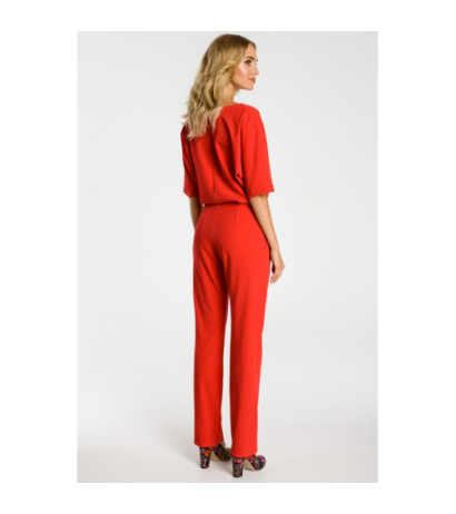 M334 Jumpsuit with loose top - red