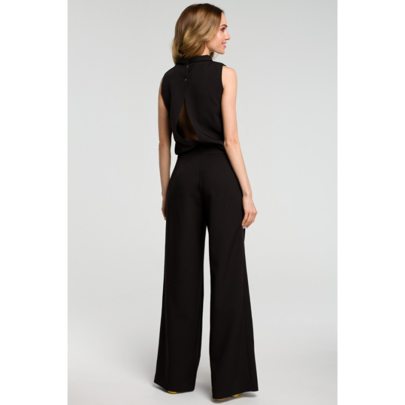 M382 Sleeveless jumpsuit - black