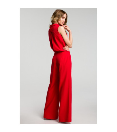 M382 Sleeveless jumpsuit - red