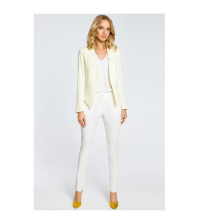 M031 Women's short jacket jacket blazer - yellow