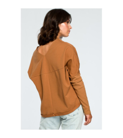 B094 Blouse with back neckline - camellia