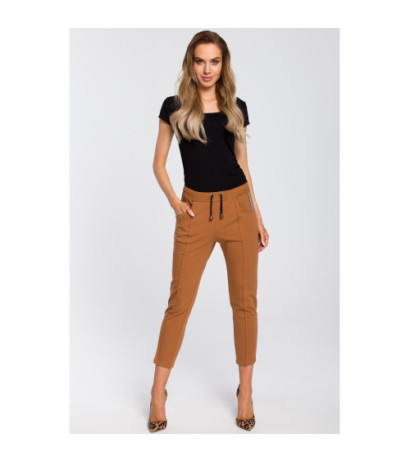 M411 7/8 length cigarette pants - caramel