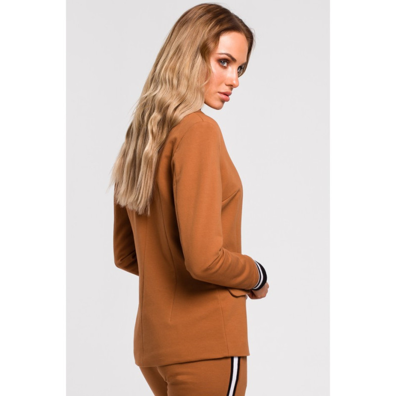 M459 Jacket with ribbed cuffs - caramel