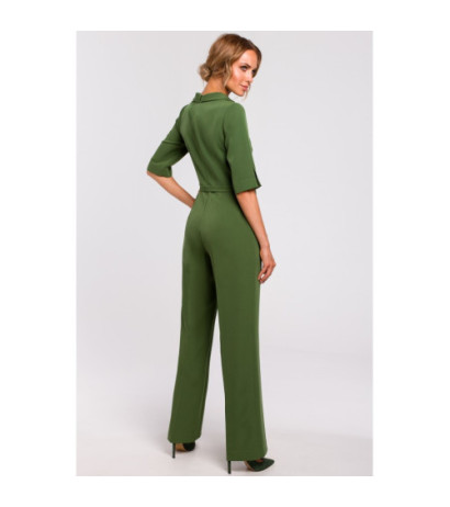 M463 Jumpsuit with stand-up collar - green