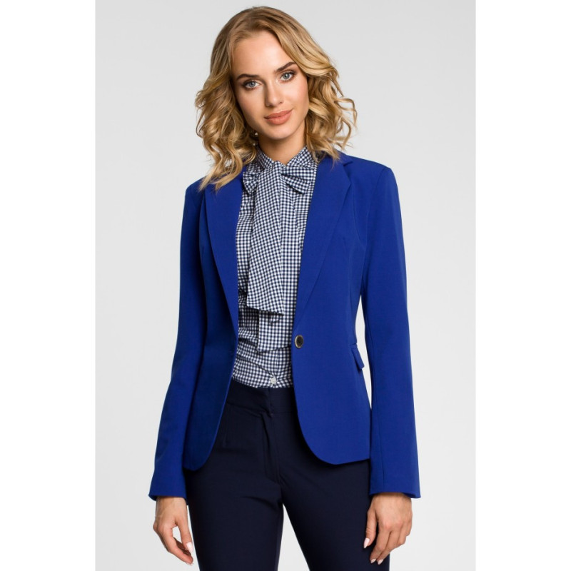 M051 Women's Elegant Jacket - cornflower blue