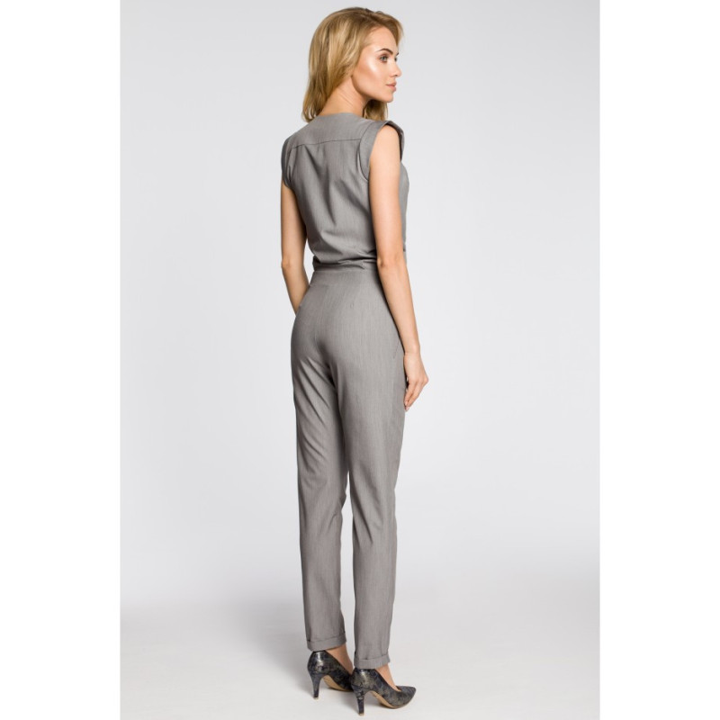 M196 Envelope jumpsuit with tapered legs - gray