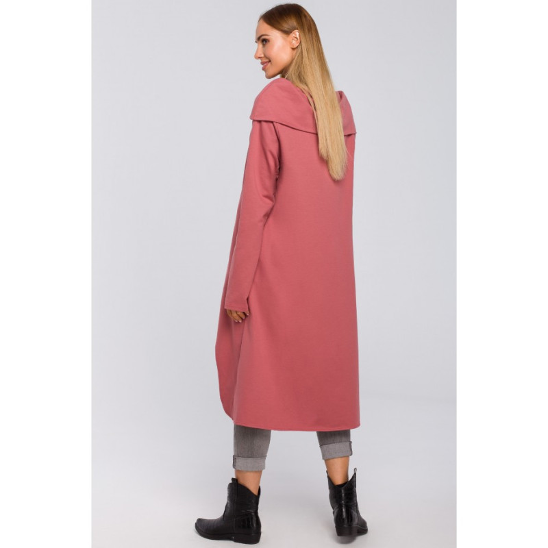 M477 Tunic with wide collar - Indian pink