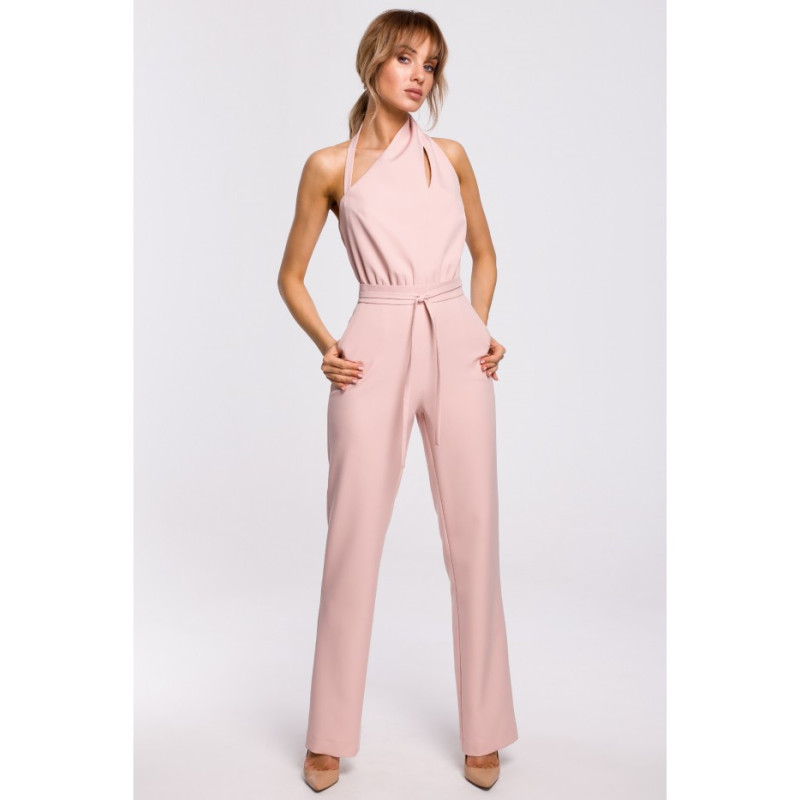 M502 Sleeveless jumpsuit - powder blue