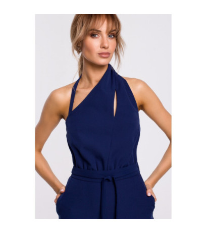 M502 Sleeveless jumpsuit - navy blue