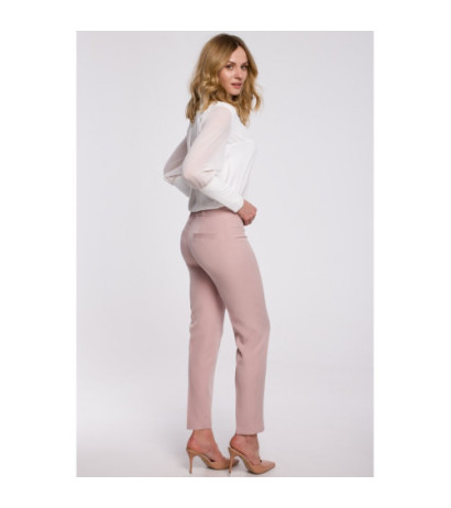 K055 Smooth cigarette pants - dirty pink