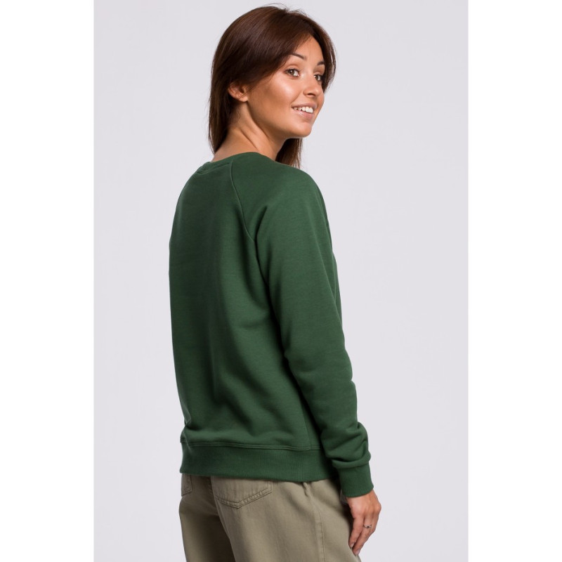 B167 Stylish Printed Sweatshirt - Grassy