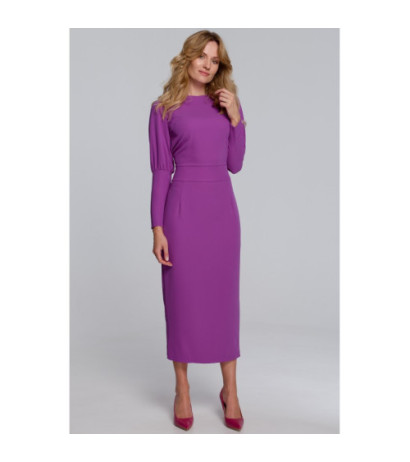 K079 Midi dress with high...