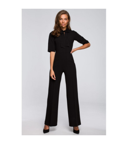 S243 Tiered jumpsuit - black