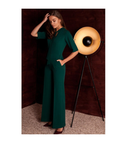 S243 Tiered jumpsuit - green