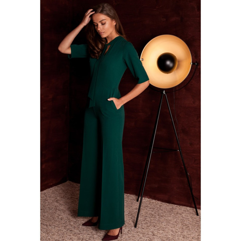 S243 Tiered jumpsuit - green