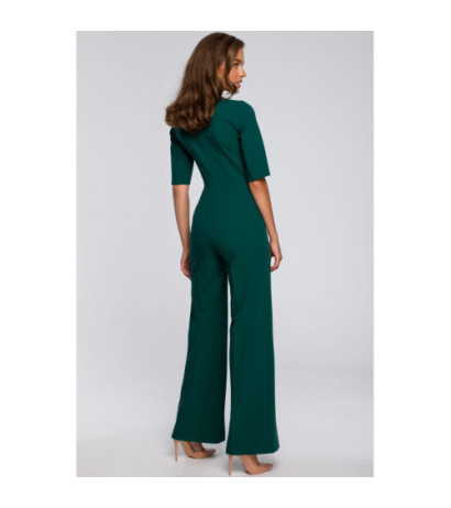 S243 Tiered jumpsuit - green