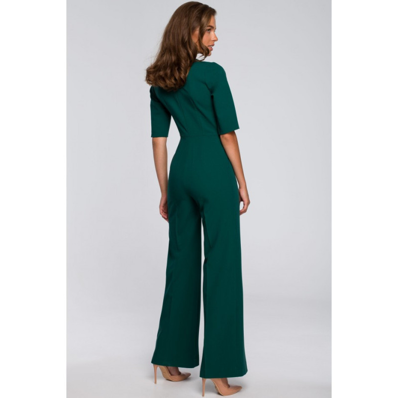 S243 Tiered jumpsuit - green