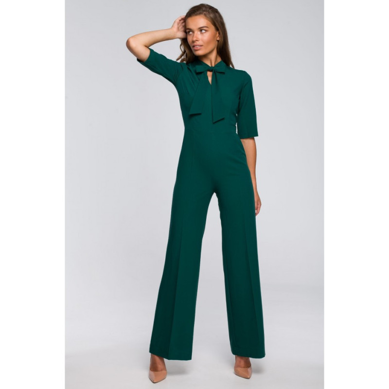 S243 Tiered jumpsuit - green