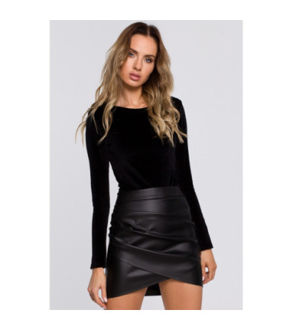 M567 Velour Body with Long Sleeves - black