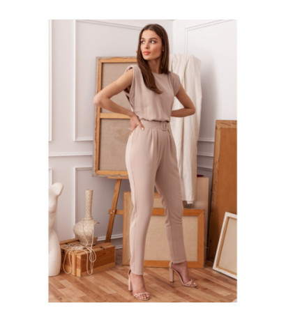 S259 Jumpsuit with shoulder...