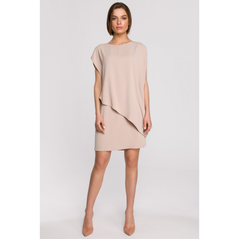 S262 Layered dress - beige