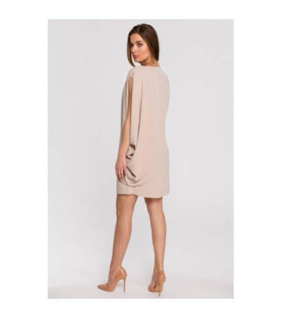 S262 Layered dress - beige