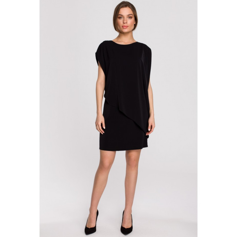 S262 Layered dress - black