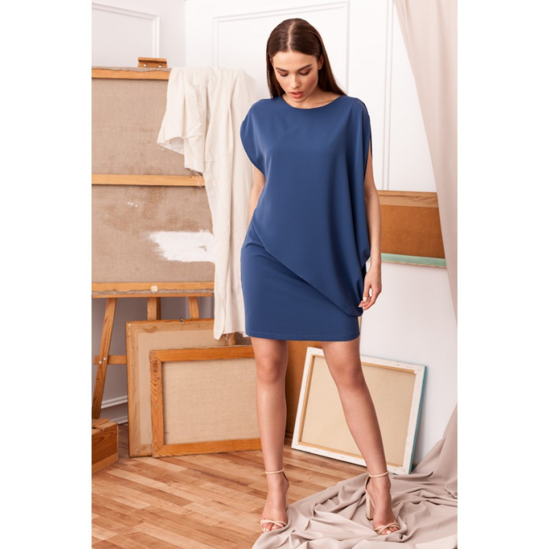 S262 Layered dress - blue