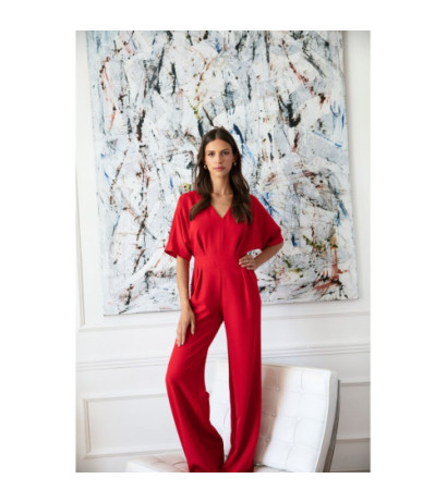 S285 Wide-legged jumpsuit - red