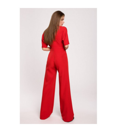 S285 Wide-legged jumpsuit - red