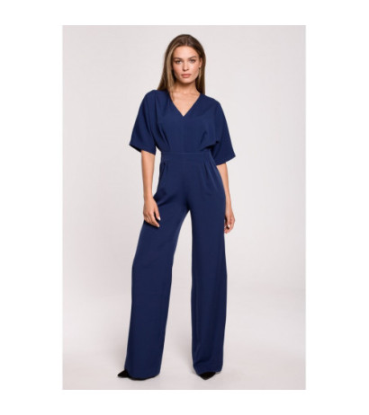 S285 Wide-legged jumpsuit - navy blue