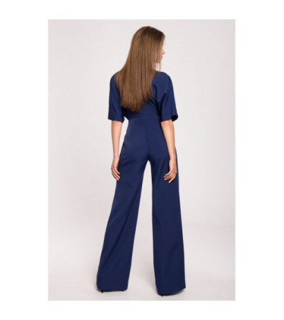 S285 Wide-legged jumpsuit - navy blue