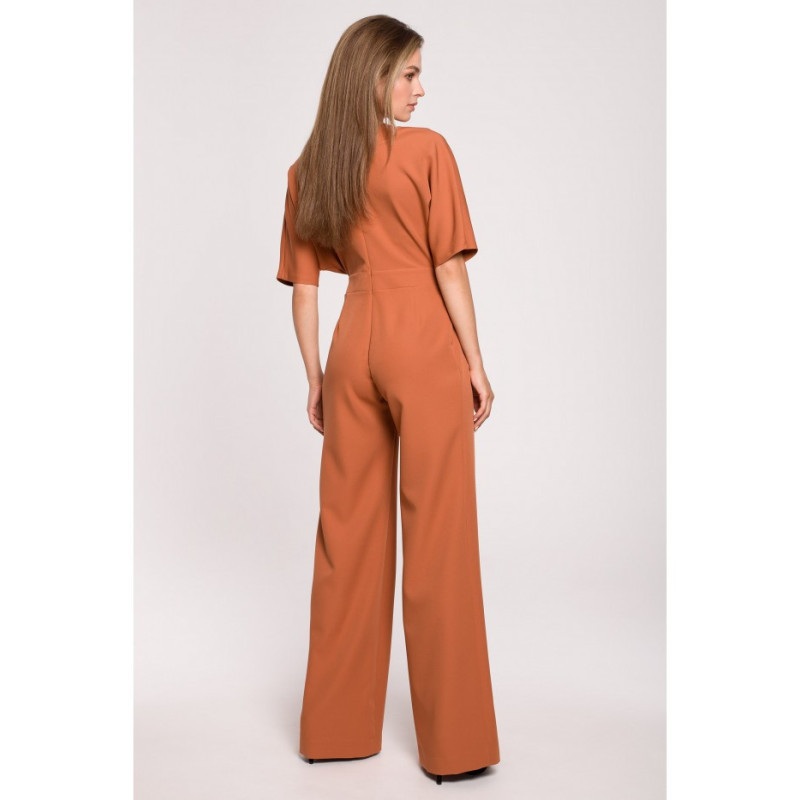 S285 Wide-legged jumpsuit - oreo