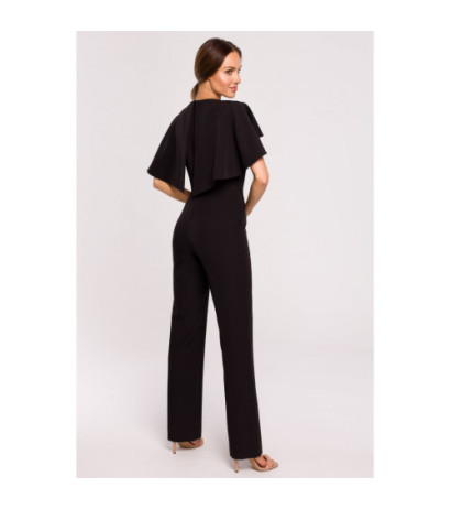 M670 Overalls with cape - black