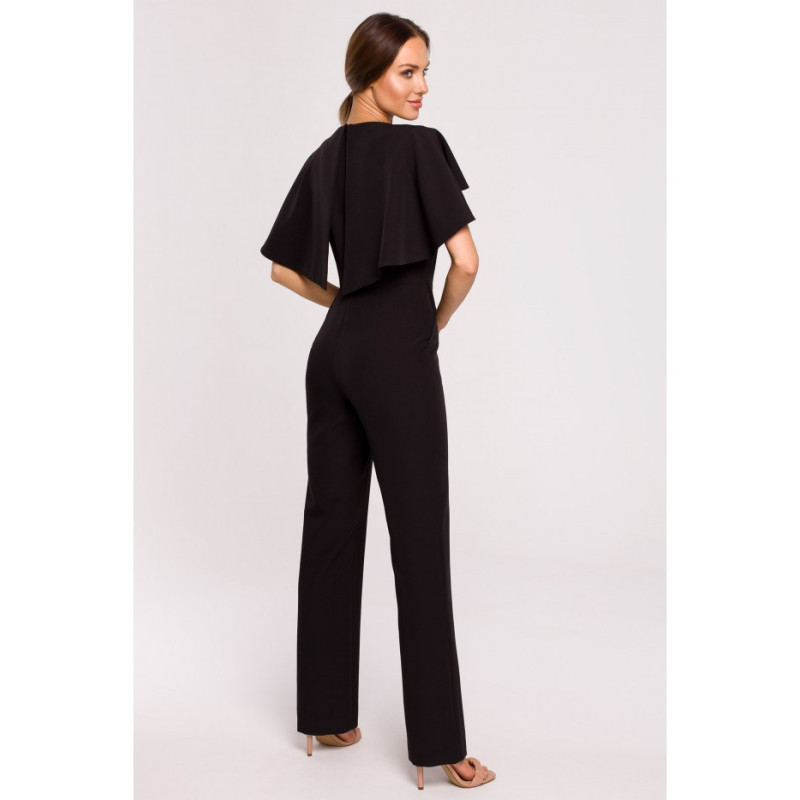 M670 Overalls with cape - black