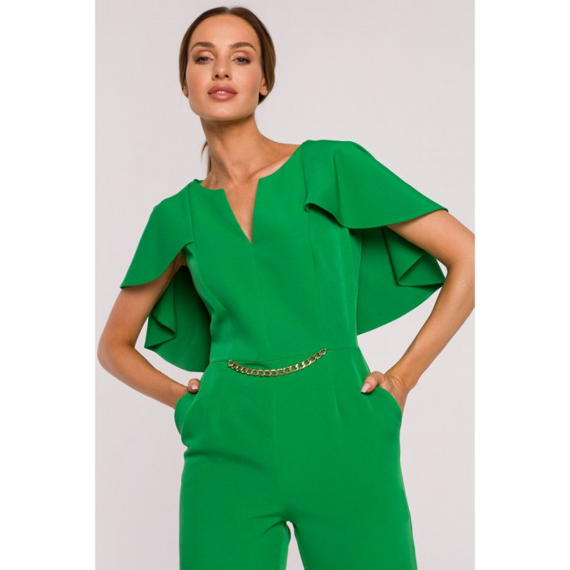 M670 Overalls with cape - luscious green