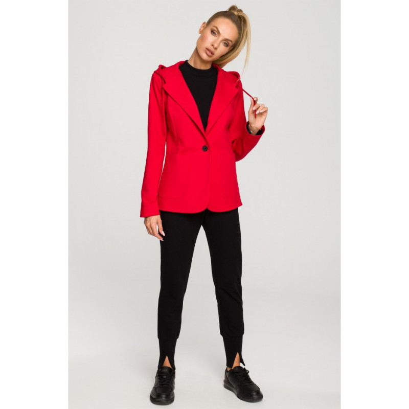 M691 Jacket with hood and trousers - red