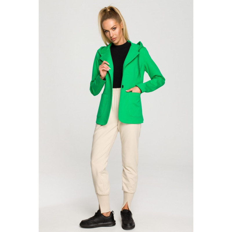 M691 Jacket with hood and trousers - luscious green