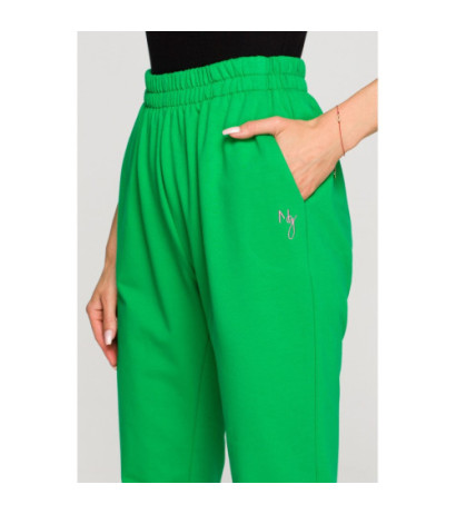 M692 Sweatpants with slits at the bottom - juicy green