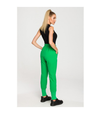 M692 Sweatpants with slits at the bottom - juicy green