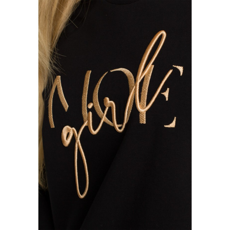 M693 Sweatshirt with embroidery - black