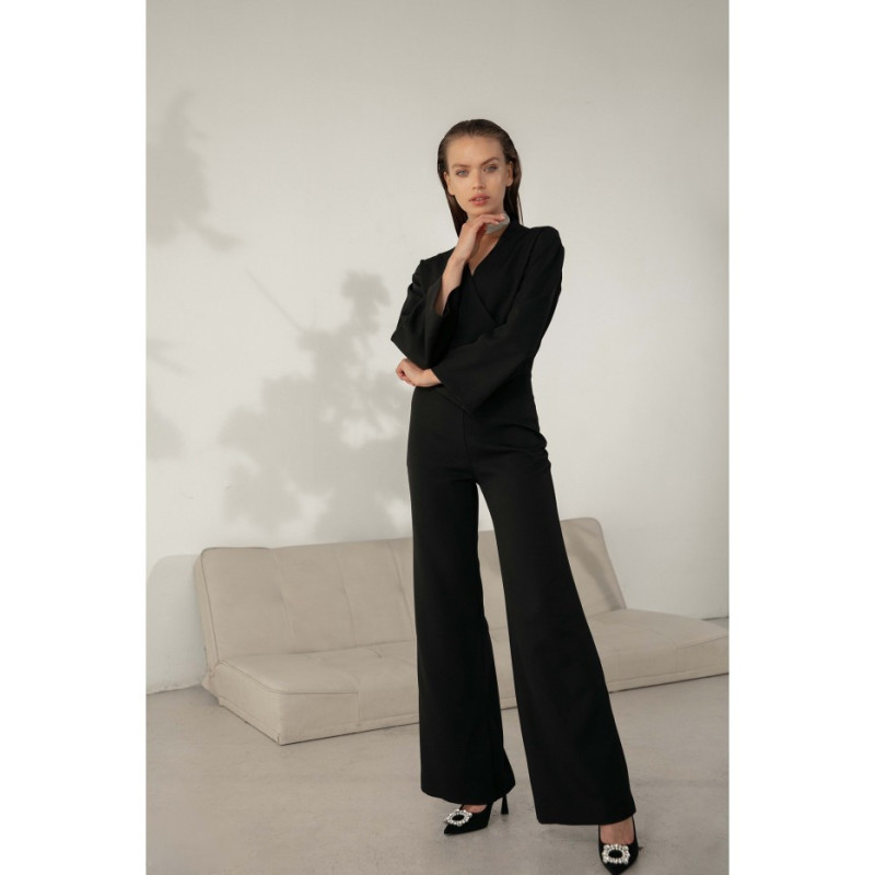 K147 Wide-legged jumpsuit - black