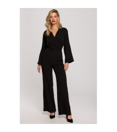 K147 Wide-legged jumpsuit - black