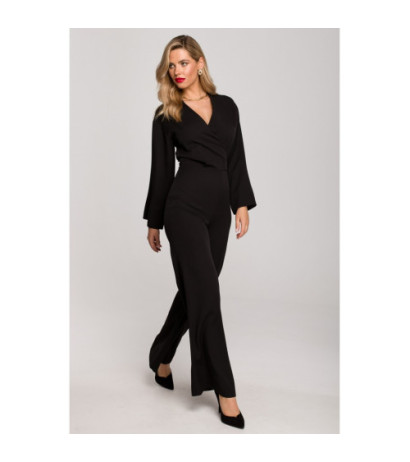 K147 Wide-legged jumpsuit - black