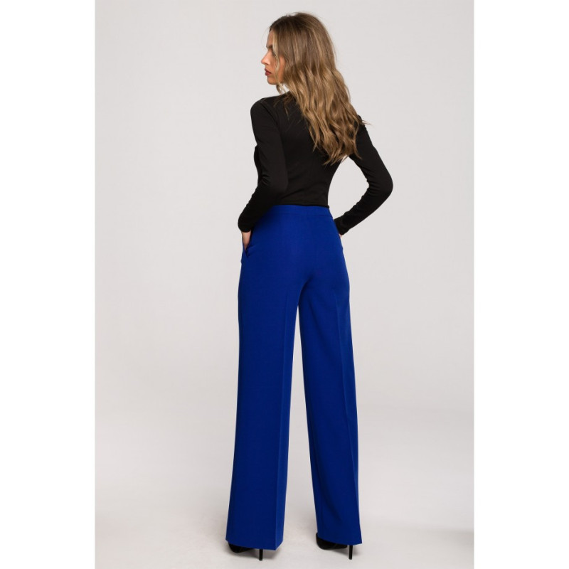 S311 Pants with wide legs - cornflower