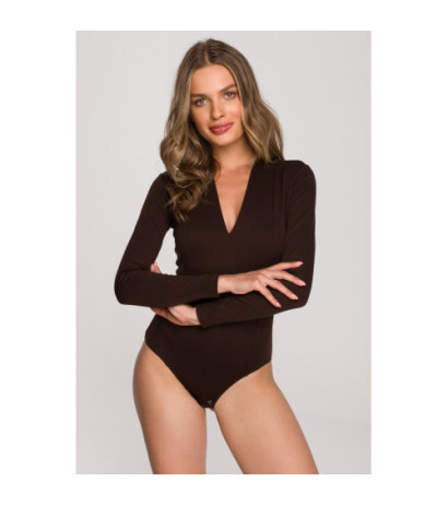 S327 Body with neckline - brown