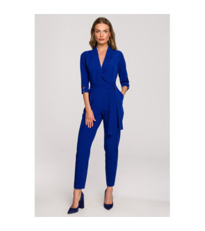 S316 Shawl collar jumpsuit...