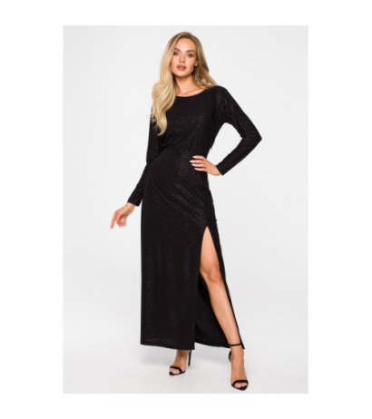 M719 Long-sleeved dress - black