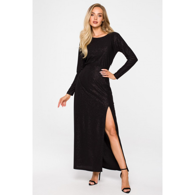 M719 Long-sleeved dress - black