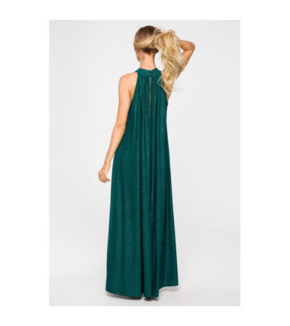 M721 Dress with halter neckline - emerald